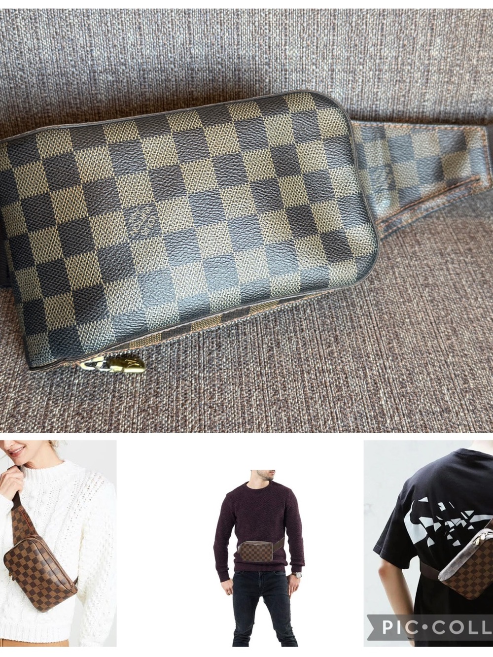 Authentic Louis Vuitton Geronimos belt bag